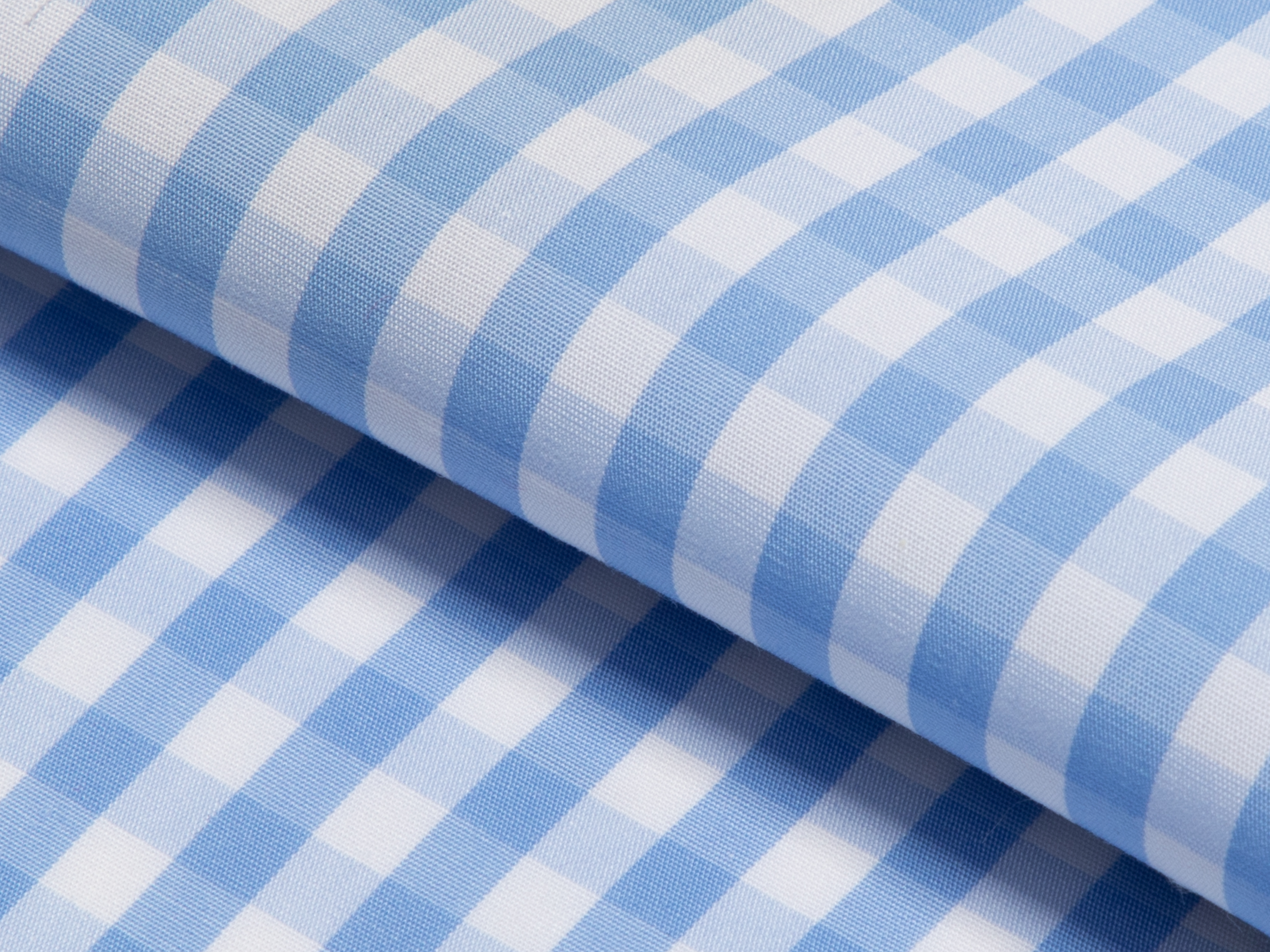 Buy tailor made shirts online - GINGHAM LUXURY  - Gingham Light Blue